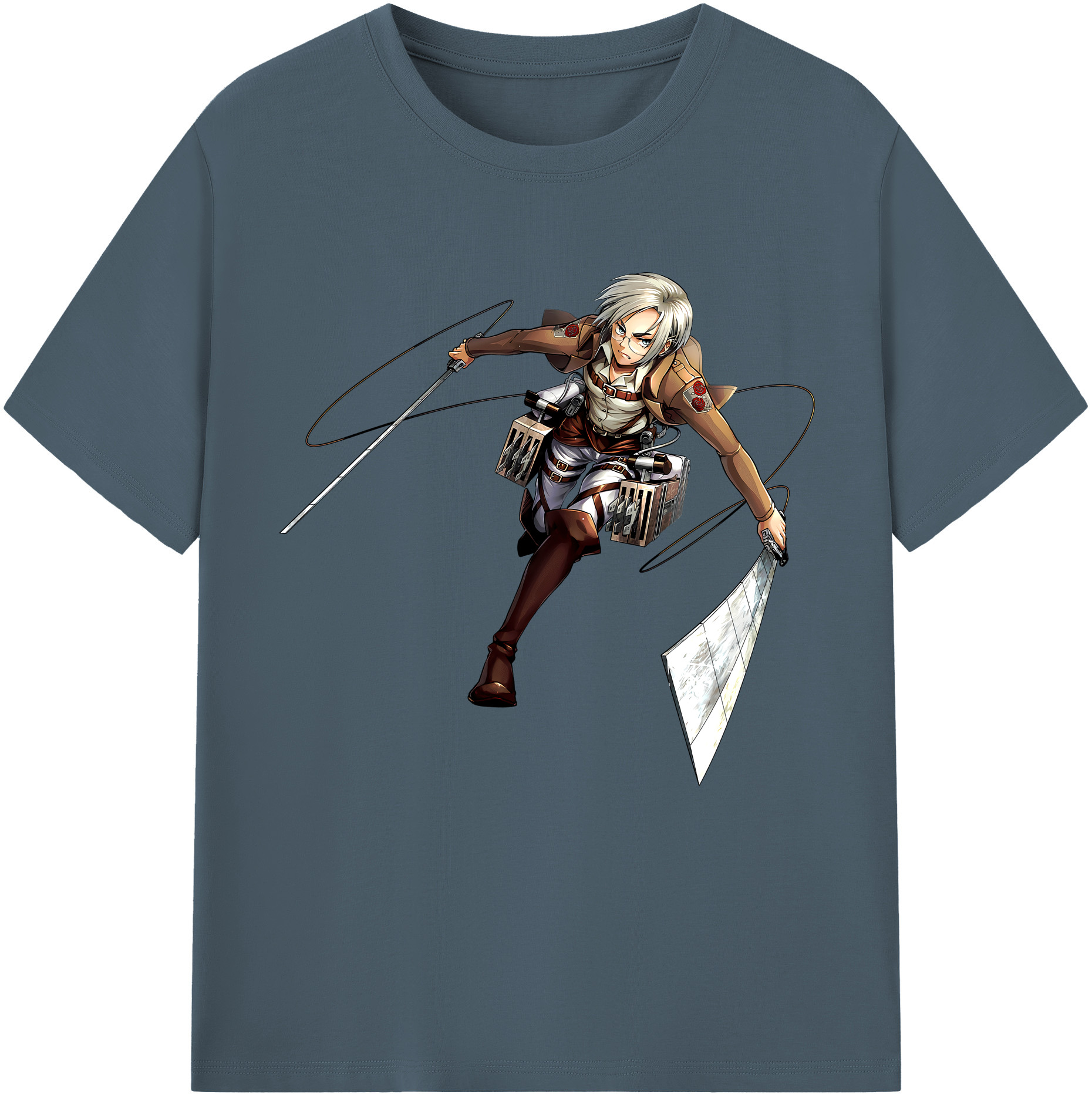 （画像用）  綿100％半袖Tシャツ（フロントプリント）